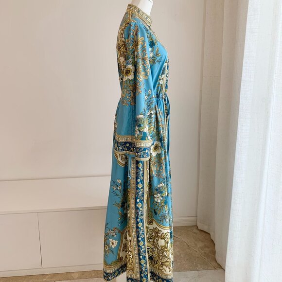 Alemais Blue Cassie Pool Midi Dress - Picture 7 of 13